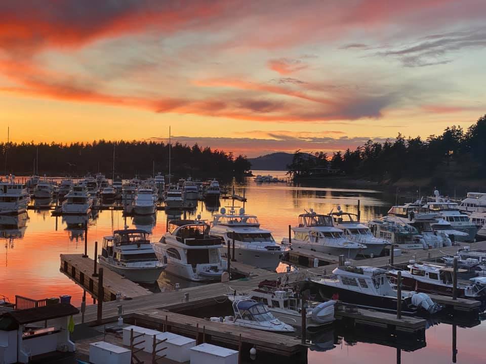 Summer Launch Party at Roche Harbor Resort Sunset