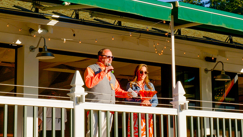 Summer Launch Party at Roche Harbor Resort Orange & White