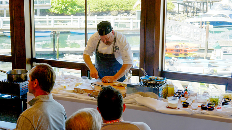 Summer Launch Party at Roche Harbor Resort Cooking