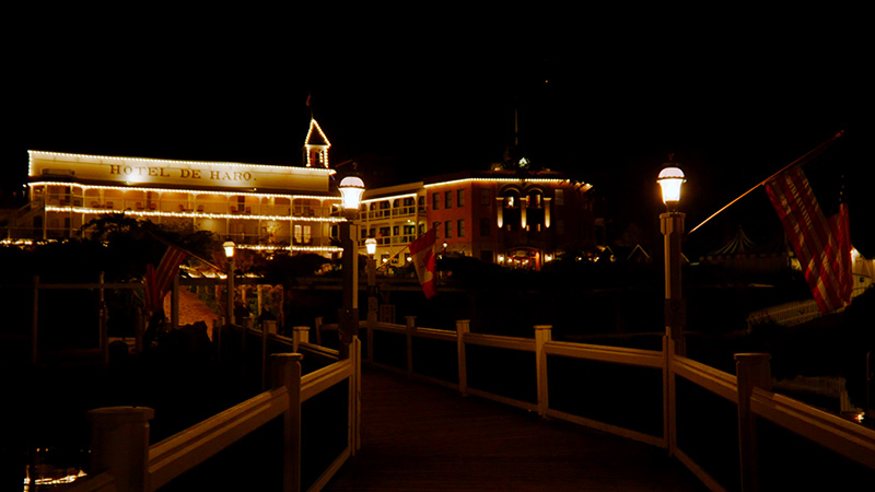 Summer Launch Party at Roche Harbor Resort Dock Lights