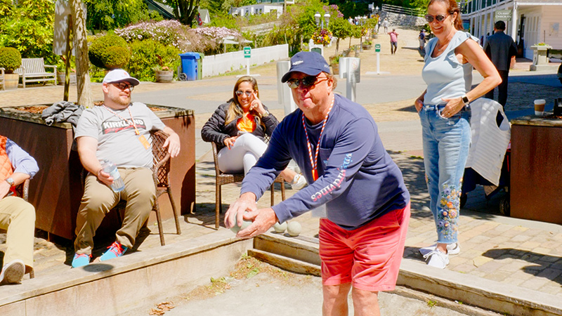 Summer Launch Party at Roche Harbor Resort Bocce Ball