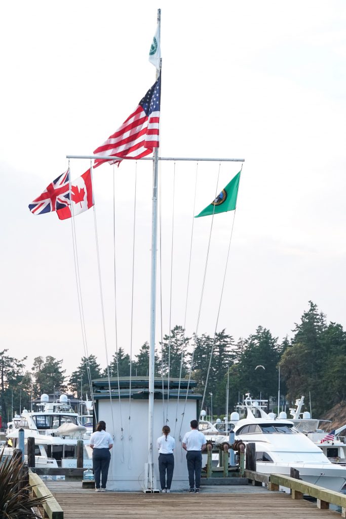 Summer Launch Party at Roche Harbor Resort Flag