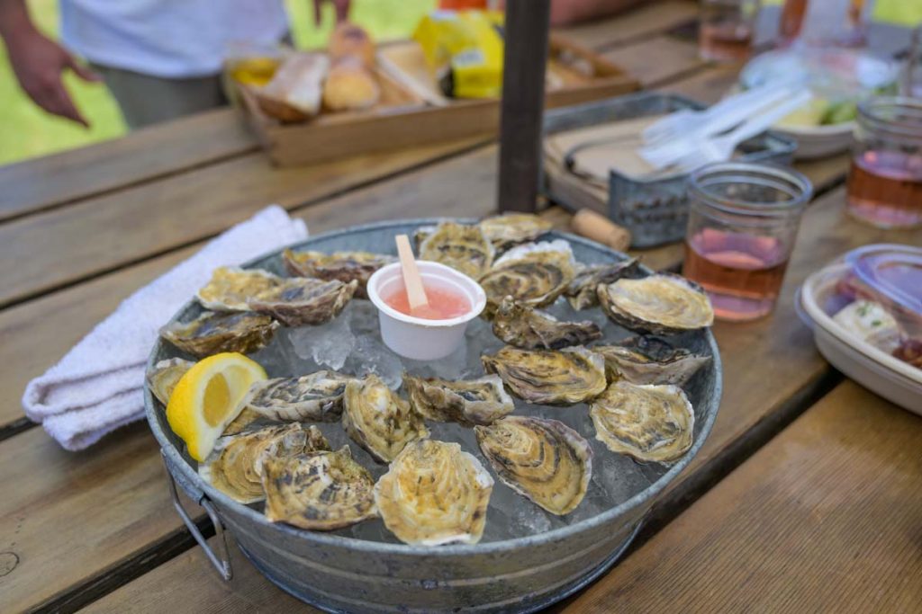 2023 Summer Launch Party at Roche Harbor Resort Oysters