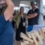 2023 Summer Launch Party at Roche Harbor Resort Jenga